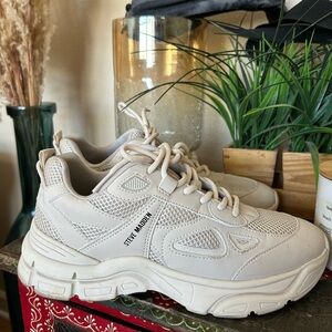 Steve Madden Cream Sneakers